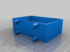 my customized holder 4-peg pegboards organization 3d print model - Mito3D