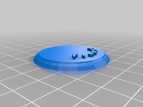 my customized miniature pedestal w text props 3d print model - Mito3D