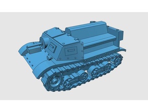 t20 komsomolec vehicles military russia soviet union tank weapon ww2 wwii 3d print model - Mito3D