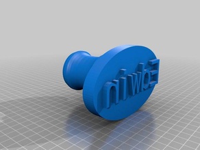 edwin stamp signs & logos customized 3d print model - Mito3D
