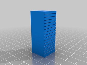 temperature calibration tower 3d printing tests test 3d print model - Mito3D