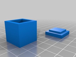 sage de la caja y tapa La impresión en 3d 3d print model - Mito3D