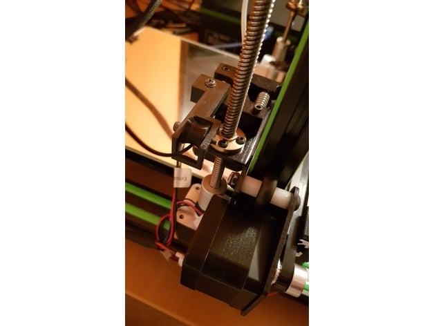 soporte y rueda guia filamento anet e10 Impresora 3d de las piezas 3D print model - Mito3D