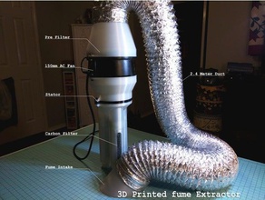 fume extractor tools Chemie engineering Gesundheit Physik das Löten giftig sind 3d print model - Mito3D