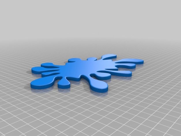 splat 3D print model - Mito3D