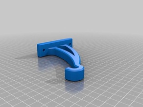 cabinet mounted spool holder 3d printer accessories filament universal 3d print model - Mito3D