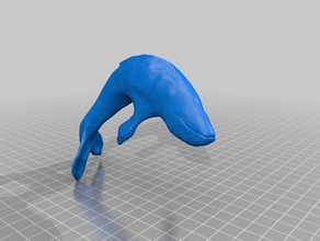 baleia jubarte tentativa de 1 animais 3d print model - Mito3D