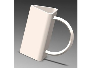 Dreieck-cup Küche und Esszimmer cup Dreieck 3d print model - Mito3D