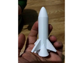 modelo del cohete juguetes y accesorios de juego 3d print model - Mito3D