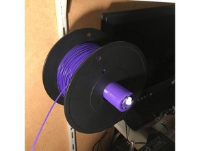 spooler holder bearings 3d printer accessories 3dprinter ball bearing filament spool 3d print model - Mito3D