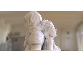 Prinzessin mononoke Skulpturen hayao miyazaki 3d print model - Mito3D