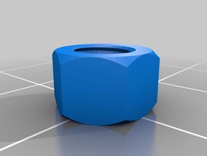 meu personalizados porca de trabalho tuerca m5 partes personalizado 3d print model - Mito3D