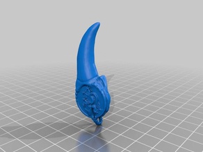 miau - monreal Çin ejderha diş kolye sahne ejderhalar takı film prop pelicula unsoloboton zaragoza 3d print model - Mito3D