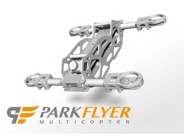 parkflyer intrusos r c vehículos 6s lipo el fpv largo plazo quadcopter 3D print model - Mito3D