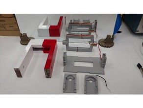 electrivmotor de demonstração A impressão 3d educação elétrico ímã o motor a física 3d print model - Mito3D