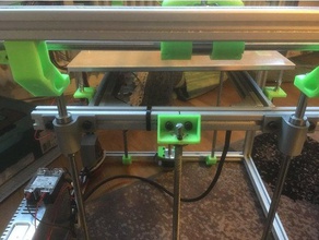 voron 2020 bed support mounts 3d printer parts 3d print model - Mito3D
