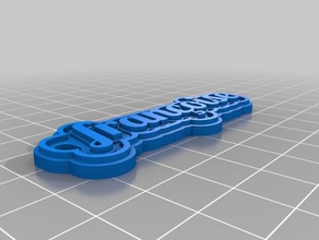 francoise keychains customized 3d print model - Mito3D