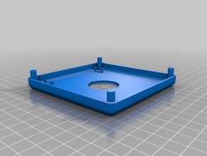 combinato major tom coperchio base esagonale ritagli La stampa 3d google aiy kit 3d print model - Mito3D