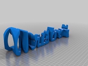 joyeux noël L'impression 3d 3d print model - Mito3D