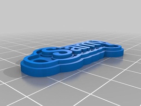 samy llaveros personalizado 3d print model - Mito3D