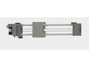 dual extruder mount prosa i3 hephestos 3d printer parts bq prusa extrusion 3d print model - Mito3D