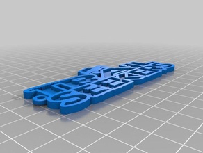 trailseekers logo key tag 3d print model - Mito3D