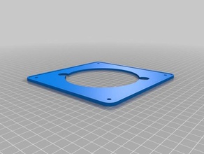 base 100mm extractor fan 3d print model - Mito3D
