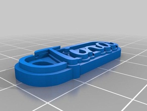 tina keychain keychains customized 3d print model - Mito3D
