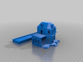 mansion 3d-drucken 3d print model - Mito3D