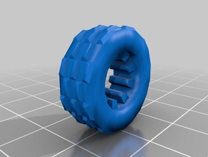 algunas tuercas de plástico m10 cambiar el tamaño ajuste partes 3d print model - Mito3D