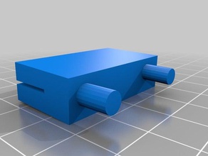 beam block 1'' hole spacing optics table physics & astronomy 3d print model - Mito3D