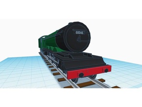 british rail 60046 diamond jubilee vehicles 00 gauge model trains 3d print model - Mito3D