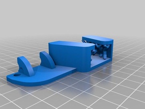 outils titulaire anet a8 pris en charge L'imprimante 3d de pièces ceinture-stop axe des abscisses 3d print model - Mito3D