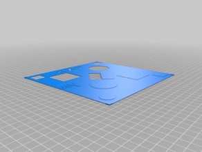 xy-Kalibrierung Blatt 3d-Druck-tests die Kalibrierung 3d print model - Mito3D