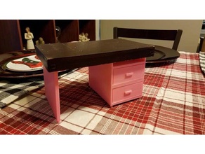 doll desk toys & games american girl furniture 3d print model - Mito3D