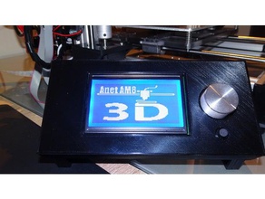 anet am8 lcd geh use 3d printer parts a6 a8 lcd12864 case 3d print model - Mito3D