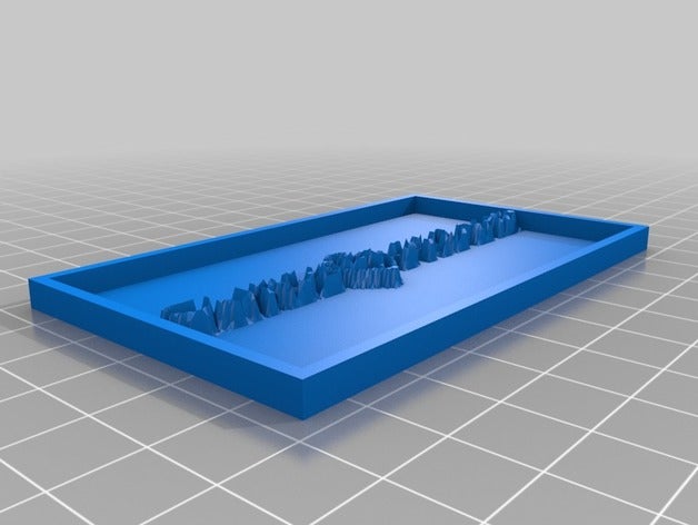 malédiction à strahd logo 2d art personnalisé 3D print model - Mito3D