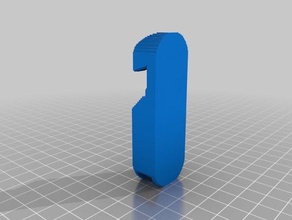 3d-slash Schlüsselanhänger stand gerundet m2 3d print model - Mito3D