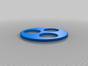 120 dentes turbina de marcha hobby personalizado 3d print model - Mito3D