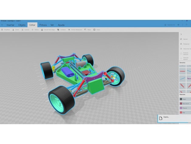 buggy rc r c véhicules 3D print model - Mito3D