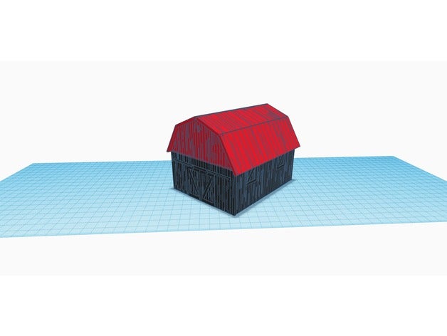 un lourd grange bâtiments et structures 3D print model - Mito3D