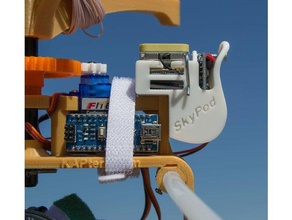 skypod gps logger bracket electronics aerial photography kap kaptery sensor mount 3d print model - Mito3D