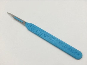bisturi tamanho do punho não3 ferramentas manuais lâmina de lâminas artesanato knive faca artesanal alça cabo da lidar facas não 3 núm núm3 scapel a cirurgia cirúrgico 3d print model - Mito3D