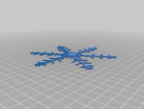 special snowflake 009 interactive art customized 3d print model - Mito3D