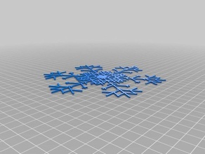 special snowflake 005 interactive art customized 3d print model - Mito3D