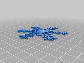 special snowflake 011 interactive art customized 3d print model - Mito3D