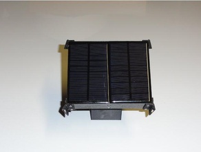 solar tracker - tilt pan panel frame ldr mounts rig electronics iot iot123 charger 3d print model - Mito3D