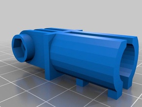gopro fusion stick Kabelbinder montieren Kamera 3d print model - Mito3D