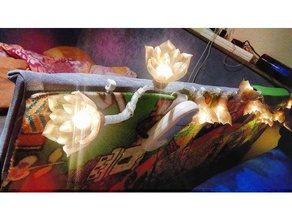base leds flower garland decor 3d print model - Mito3D