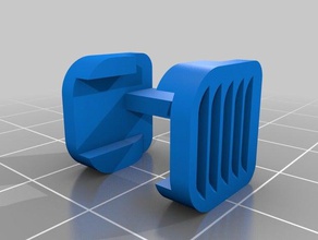 fiskars softouch 10pulgadas de reemplazo la lengüeta bloqueo las piezas repuesto tijeras 3d print model - Mito3D